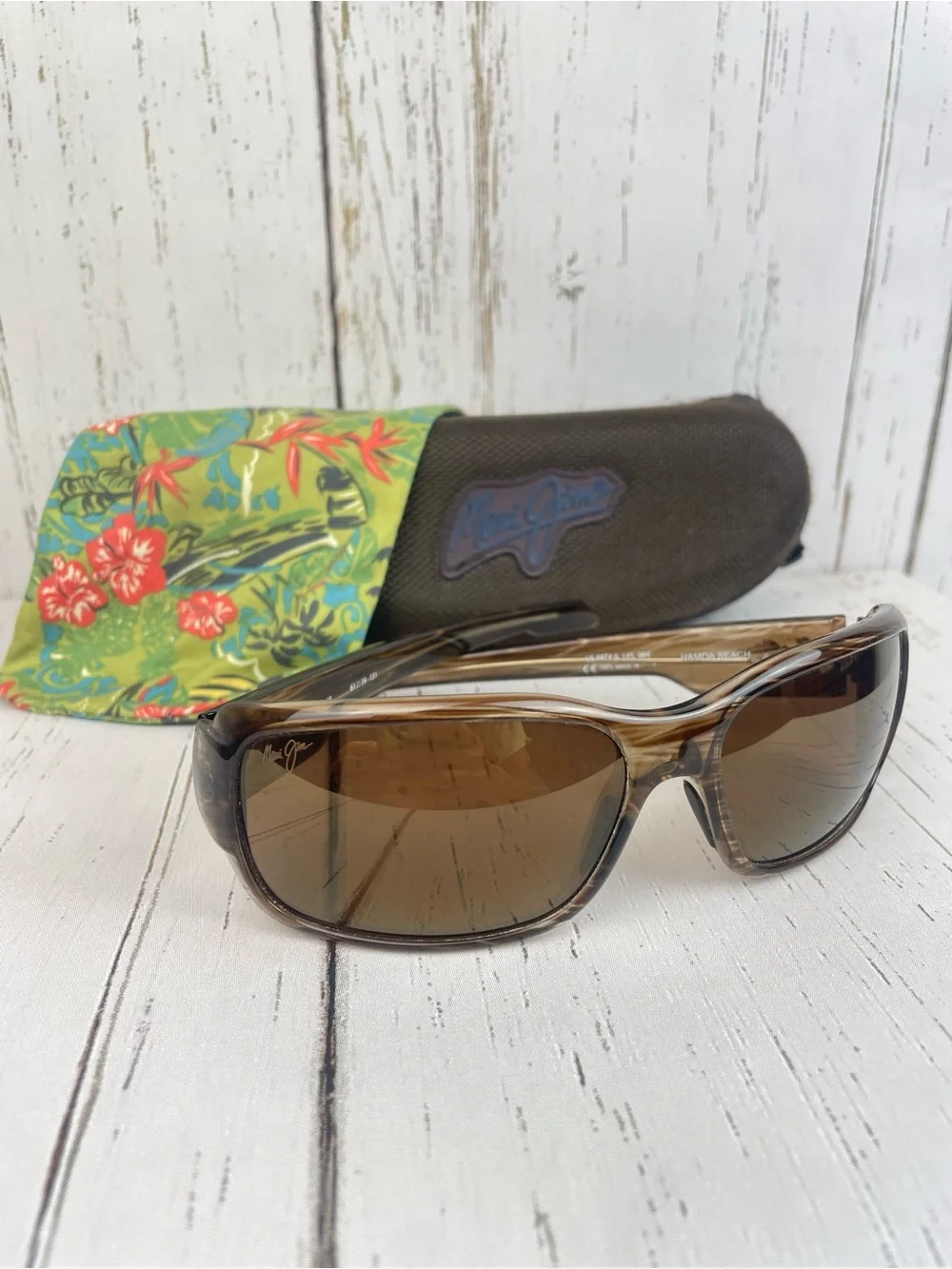 Maui Jim‎ Hamoa Beach Polarized Sunglasses *Rootbeer *HCL Bronze